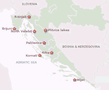 Chorvatské národní parky